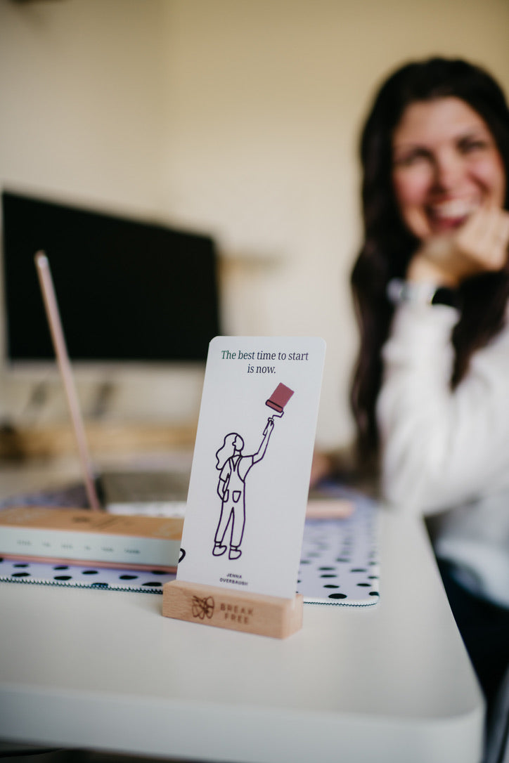 Break Free Action Cards: Pocket Size Reminders for Conquering Anxiety