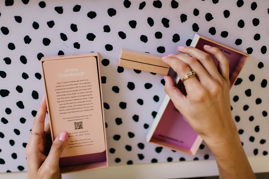 Break Free Action Cards: Pocket Size Reminders for Conquering Anxiety