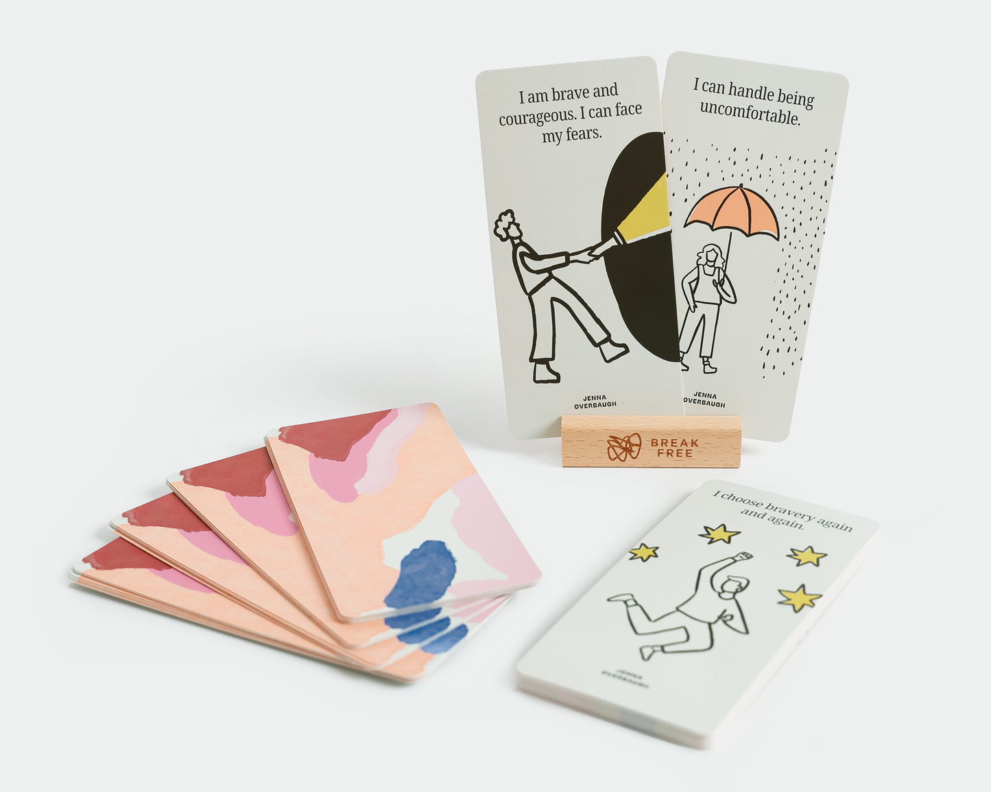 Break Free Action Cards: Pocket Size Reminders for Conquering Anxiety (PRE-ORDER: All orders expected to ship the week of 11/18)